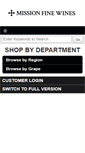 Mobile Screenshot of missionfinewines.com